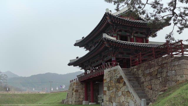 Gate of Korean Historic Traditional Fortress