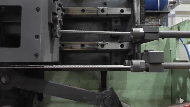 Industrial machine operating in a factory