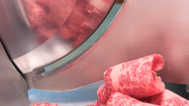 Frozen Beef Cut from the Meat Cutter