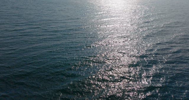 Sunlight Reflecting on the Ocean