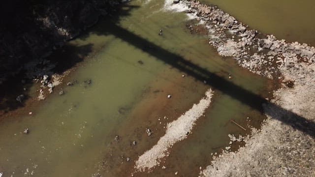 Bridge over a quiet river