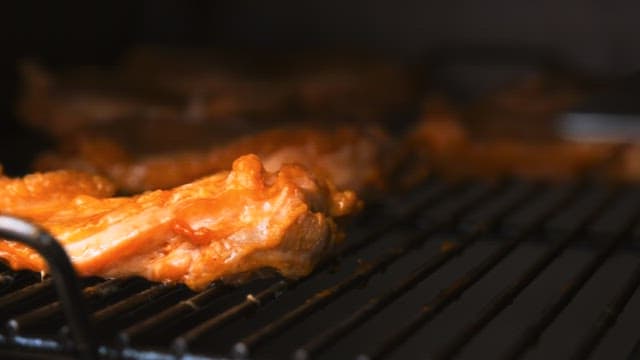Grilled Chicken on a Barbecue Grill
