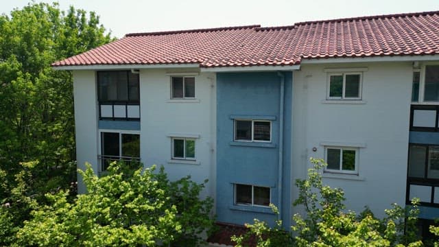 Houses with a Uniform Design Surrounded by Nature