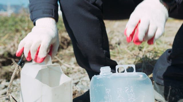 Water Collected for Water Quality Testing
