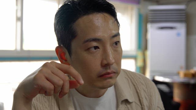 Man who drinks alcohol with his meal