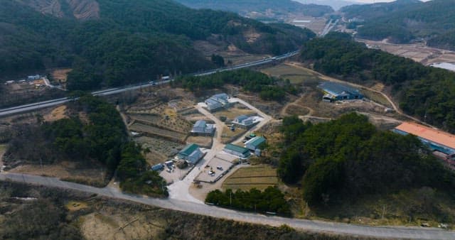 Rural Landscape with Container Farms