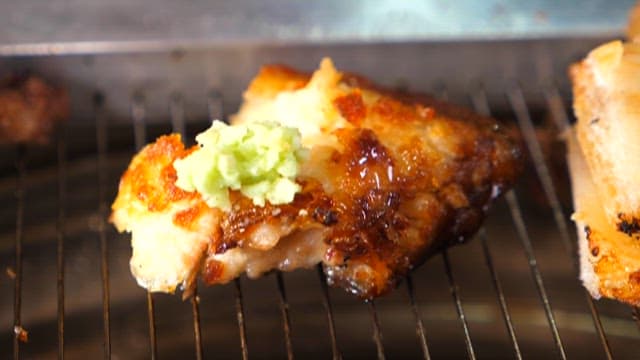 Delicious grilled fish