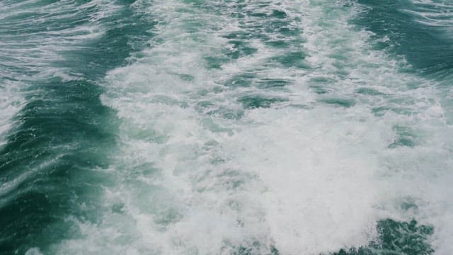 Rough Waves on the Sea Created by a Passing Ship