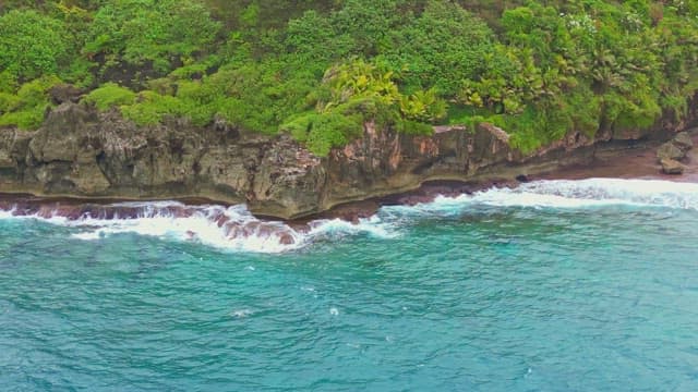 Serene beach with gentle waves
