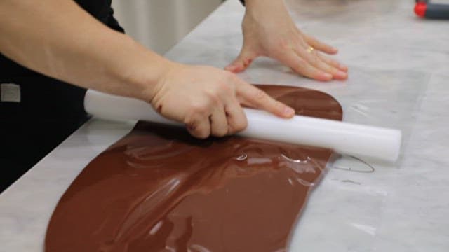 Preparing Chocolate in a Kitchen