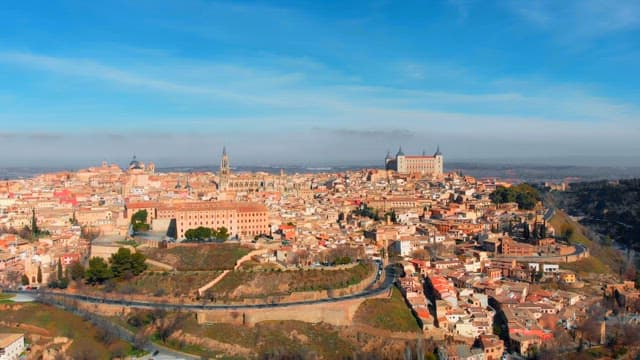 Toledo with sprawling architecture