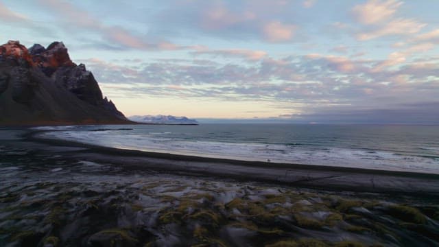 Majestic skies and expansive coastal scenery