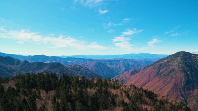 Magnificent Mountain Ranges with Vivid Topography