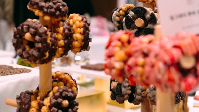 Beautifully Displayed Sweet Chocolate Snacks