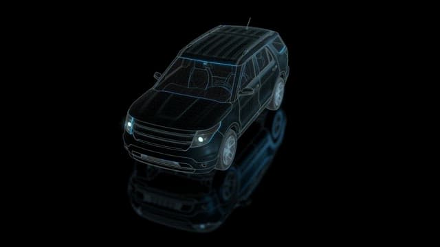 3D Modeling Representing the Exterior of an SUV Car