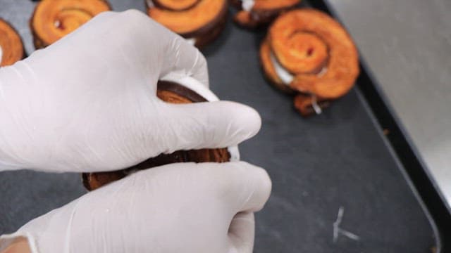 Pastry with Syrup and Marshmallows