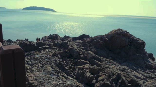 Exploring Rocky Coastal Lines Under the Sun