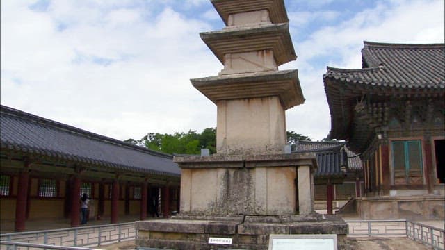 Peaceful Seokgatap Pagoda of Bulguksa Temple