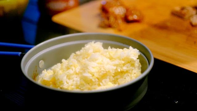 Cooking at the campsite