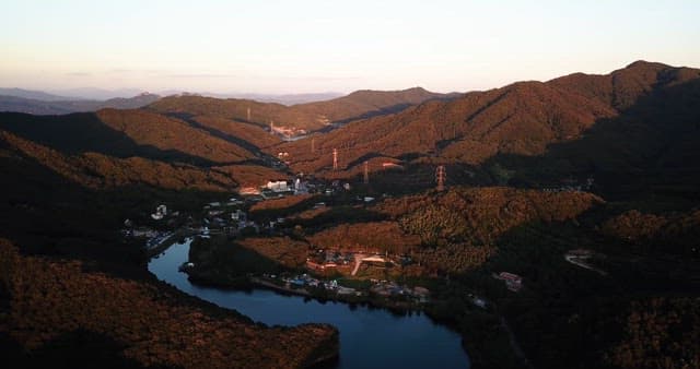 Serene mountain landscape with a river