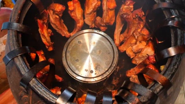 Pork smoking in a crock pot