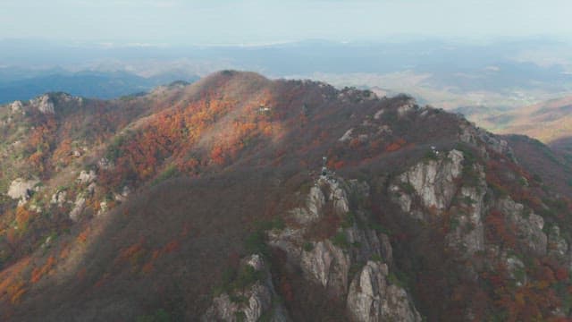 Autumn mountains with colorful foliage