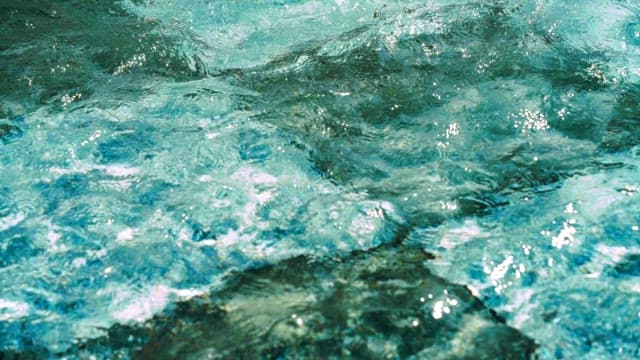 Rippling water surface