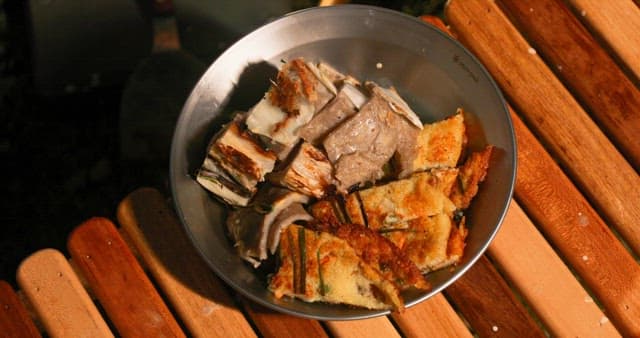 Preparing Savory Korean Pancake