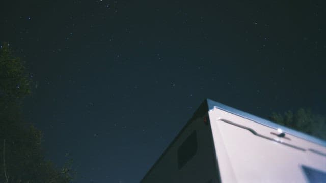 Starlight Shining Brightly in the Dark Night Sky