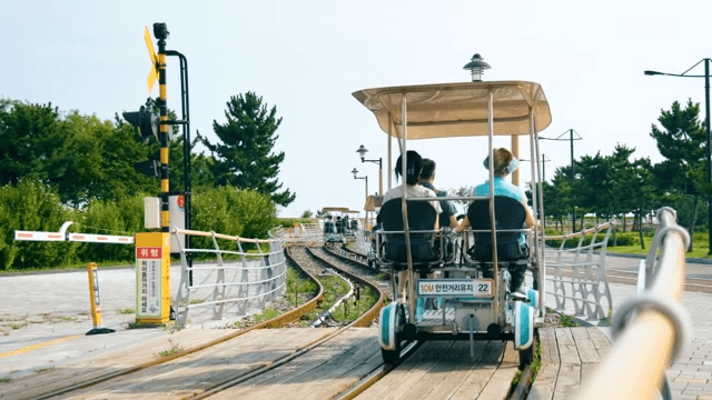 Relaxing Rail Bike Ride Along Scenic Route