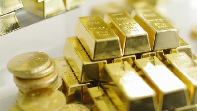 Gold Nuggets Piled up to Accumulate Wealth