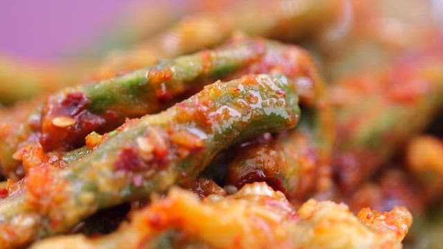 Deliciously seasoned and mouthwatering steamed chili peppers