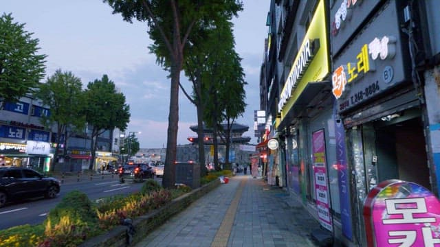 Historical City in the Evening